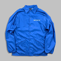 Sony Nylon Jacket 80S Usa Blue