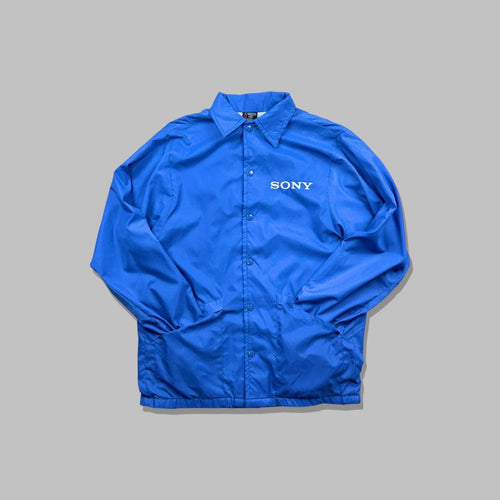 Sony Nylon Jacket 80S Usa Blue