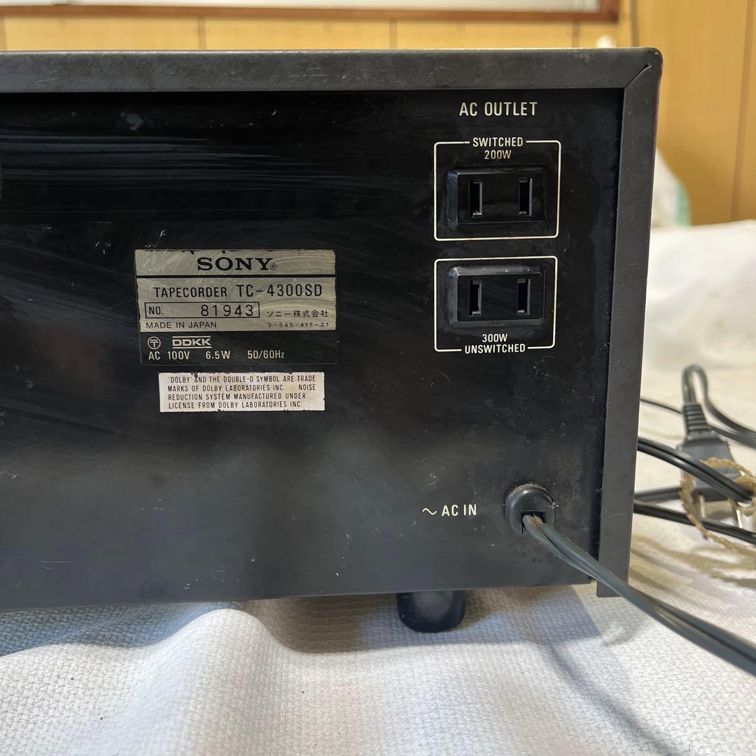 Sony Cd, Md Cassette Decks Tc-4300Sd