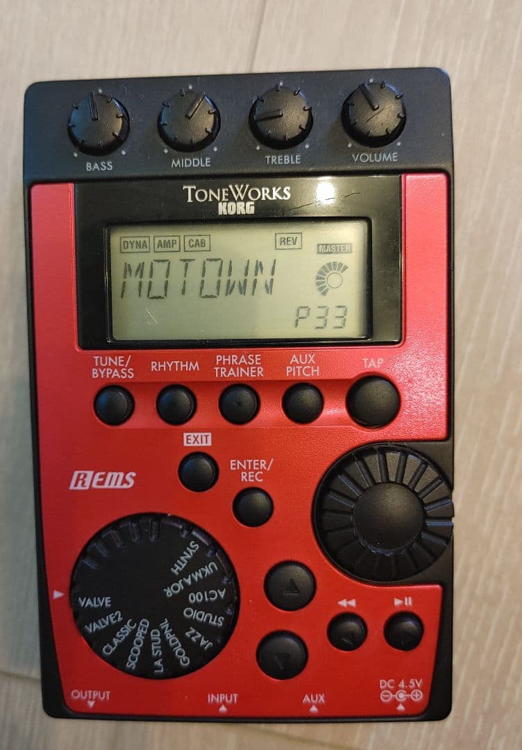 Bass Effects Units Korg Toneworks Pandora Px4B