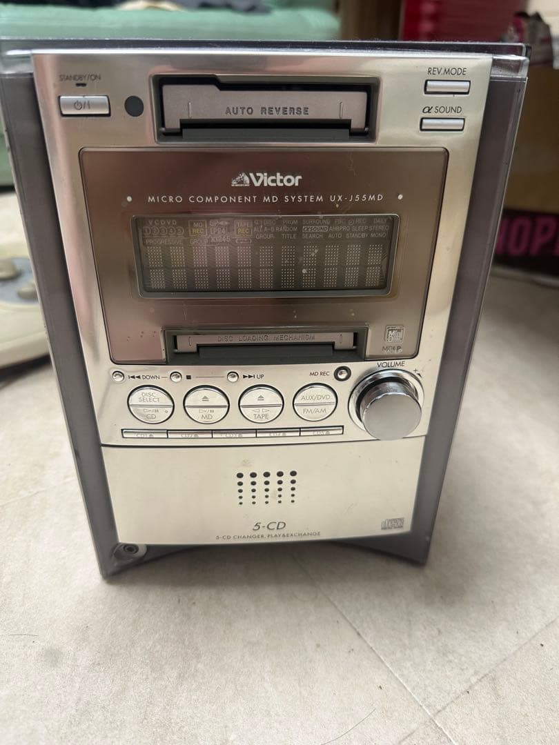 Victor Cd, Md Cassette Decks Micro Component System