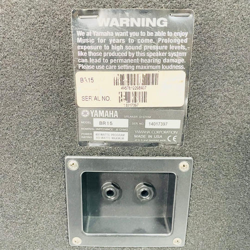 Yamaha Stage Monitor Speakers Br15 Pa