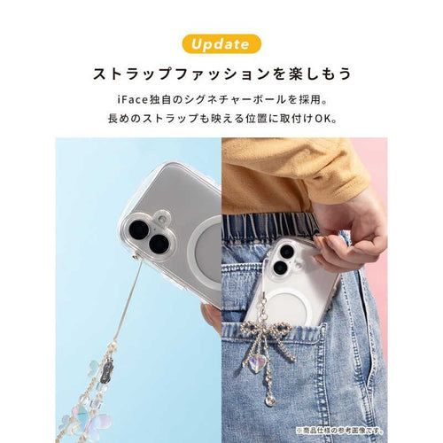 Hamee Soft Hard Case Iphone17 Pro Maxiface Look In Clear Hybrid Magsynq