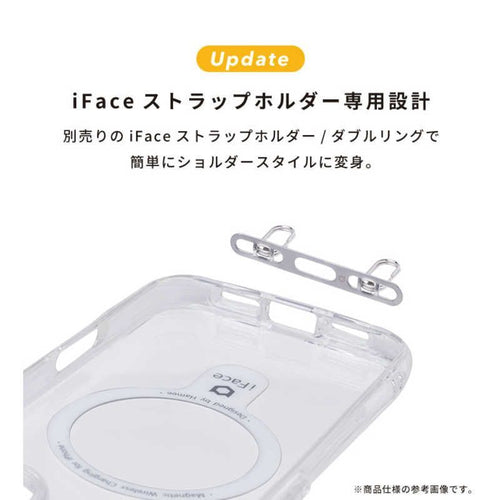Hamee Soft Hard Case Iphone17 Pro Maxiface Look In Clear Hybrid Magsynq