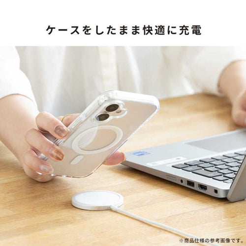 Hamee Soft Hard Case Iphone17 Pro Maxiface Look In Clear Hybrid Magsynq