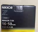 Nikon Lens (Zoom) Z Dx 16-50Mm F/ 3.5-6.3 Vr