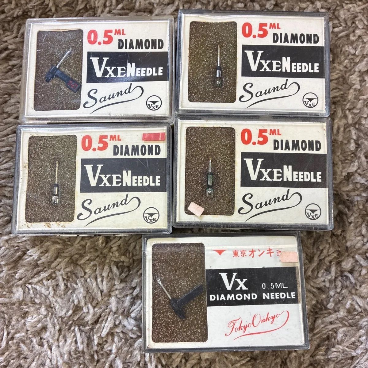 Record Needle Cartridge 0.5 Ml Diamond Vxeneedle Saund Eps-11 Eps-22 N-3Db Vx