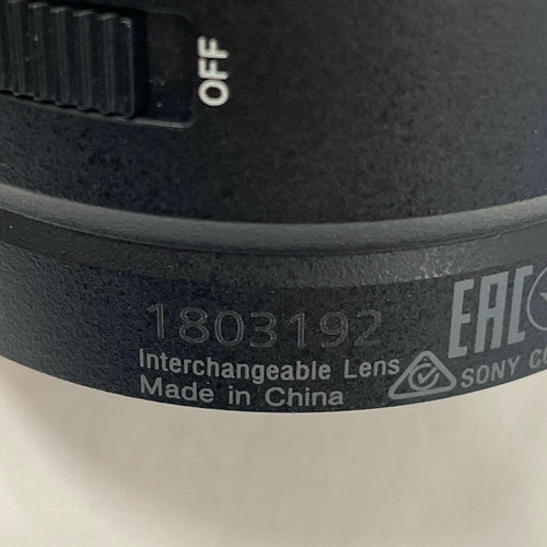 Sony Prime Lenses E F1.4 G Sel15F14G