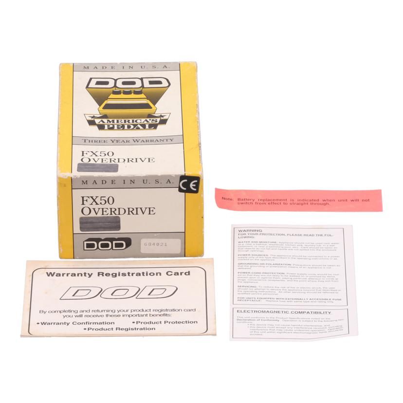 Dod Expansion Pad Sampler Effector Fx50-B Usa A 21