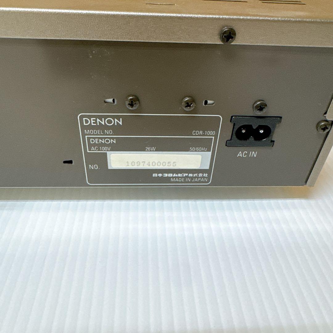 Cd Sacd Player Denon Cdr-1000