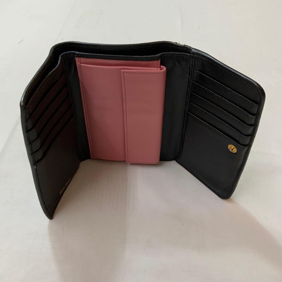 Miu Trifold Wallets