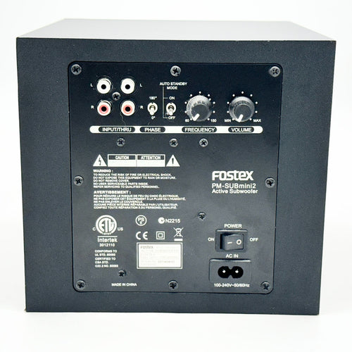 Fostex Subwoofer Pm-Submini2 1628