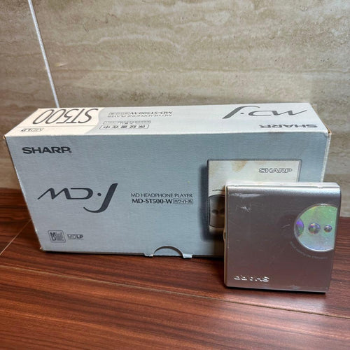 Sharp Portable Md Player Md-St500-W 5539