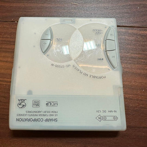 Sharp Portable Md Player Md-St500-W 5539