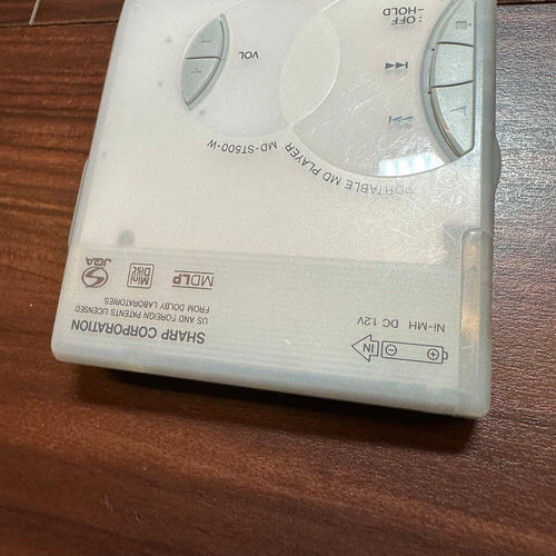 Sharp Portable Md Player Md-St500-W 5539