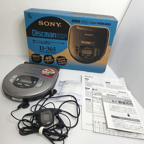 Sony Portable Cd Player D-365 Esp