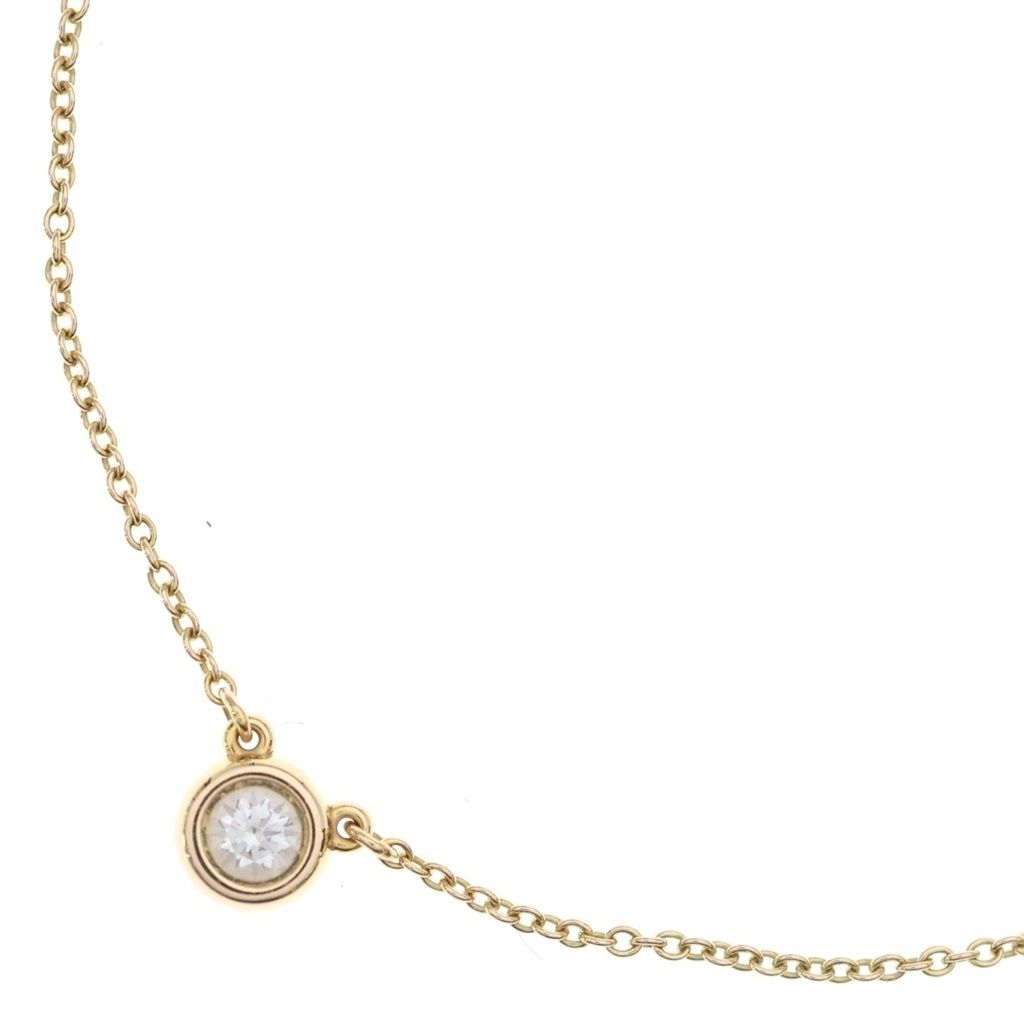 Tiffany Necklace Co. 1P Au750 K18Yg