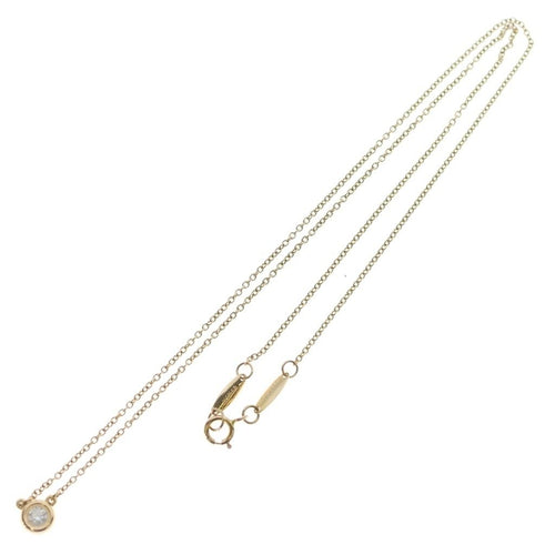 Tiffany Necklace Co. 1P Au750 K18Yg