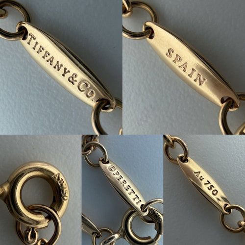 Tiffany Bracelet Tiffany&Co. K18 3.6G