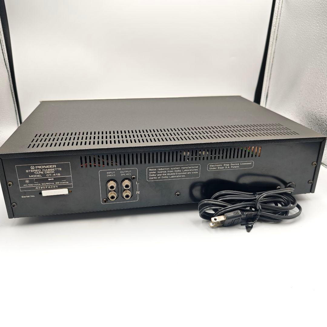 Pioneer Cd Md Cassette Deck Ct-415
