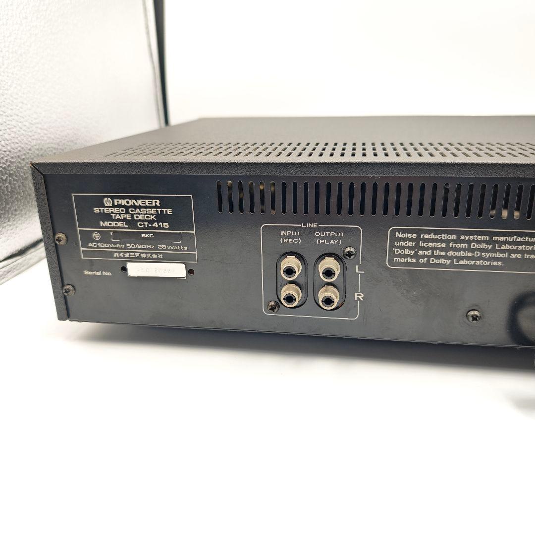Pioneer Cd Md Cassette Deck Ct-415