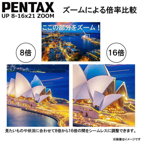 Pentax Binoculars Opera Glasses U )(8~16 Up 8-16X21 Zoom