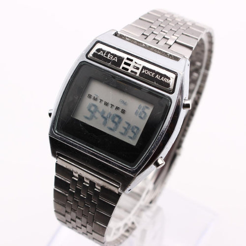 Seiko Watch (Digital) Alba Voice Alarm