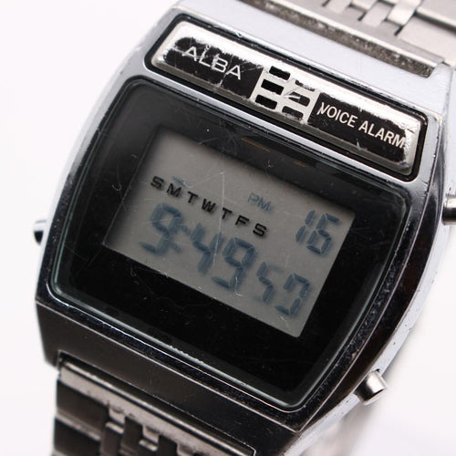 Seiko Watch (Digital) Alba Voice Alarm