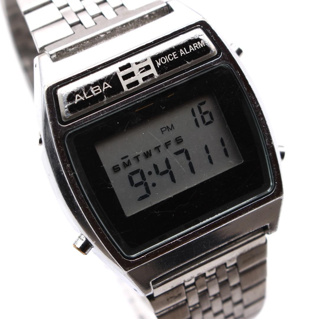 Seiko Watch (Digital) Alba Voice Alarm