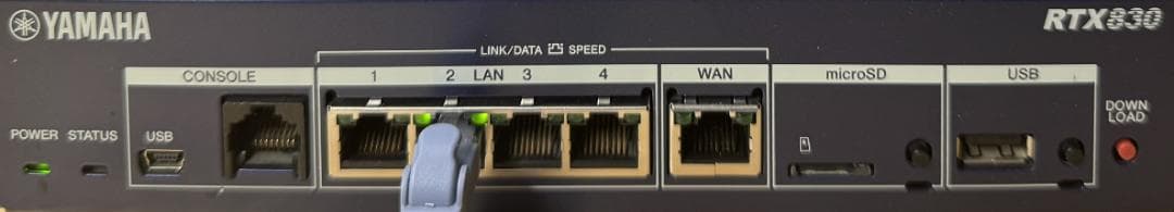 Yamaha Wired Lan Router Rtx830 Fw Ip