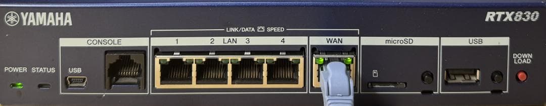 Yamaha Wired Lan Router Rtx830 Fw Ip