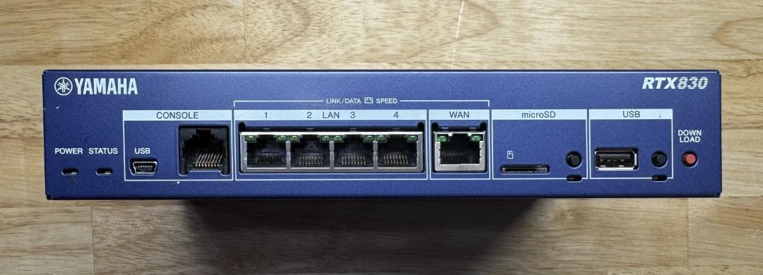 Yamaha Wired Lan Router Rtx830 Fw Ip