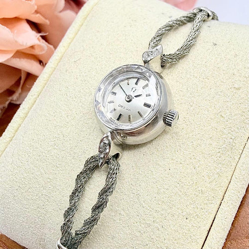 Omega Hand-Wound Watches 18Kwg 2P 17