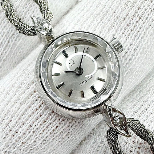 Omega Hand-Wound Watches 18Kwg 2P 17
