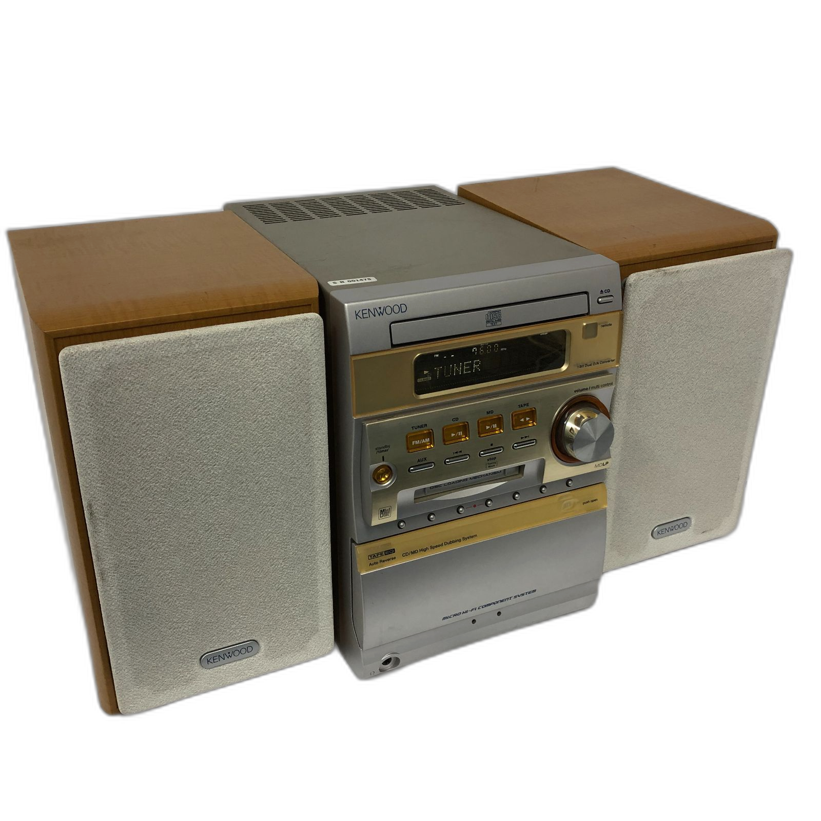 Kenwood Cd Md Cassette Deck Compact Disc Rxd-Sj3Md #001475