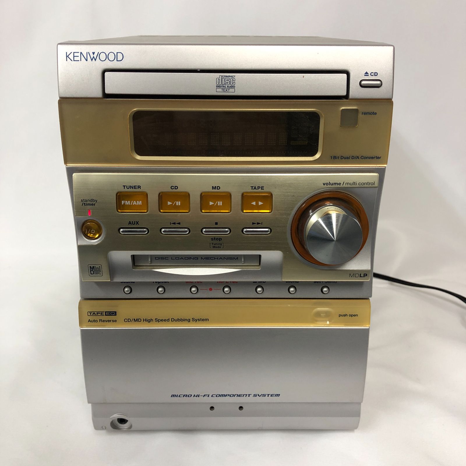 Kenwood Cd Md Cassette Deck Compact Disc Rxd-Sj3Md #001475