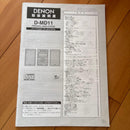 Denon Cd Md Cassette Deck D-Md11