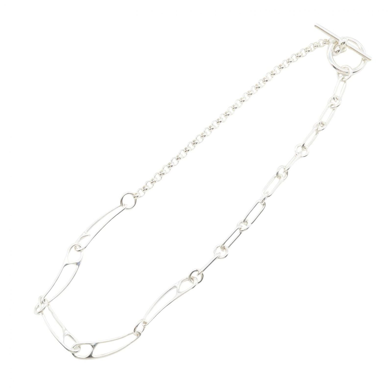 Hermes Necklace 41.5 925 Used A