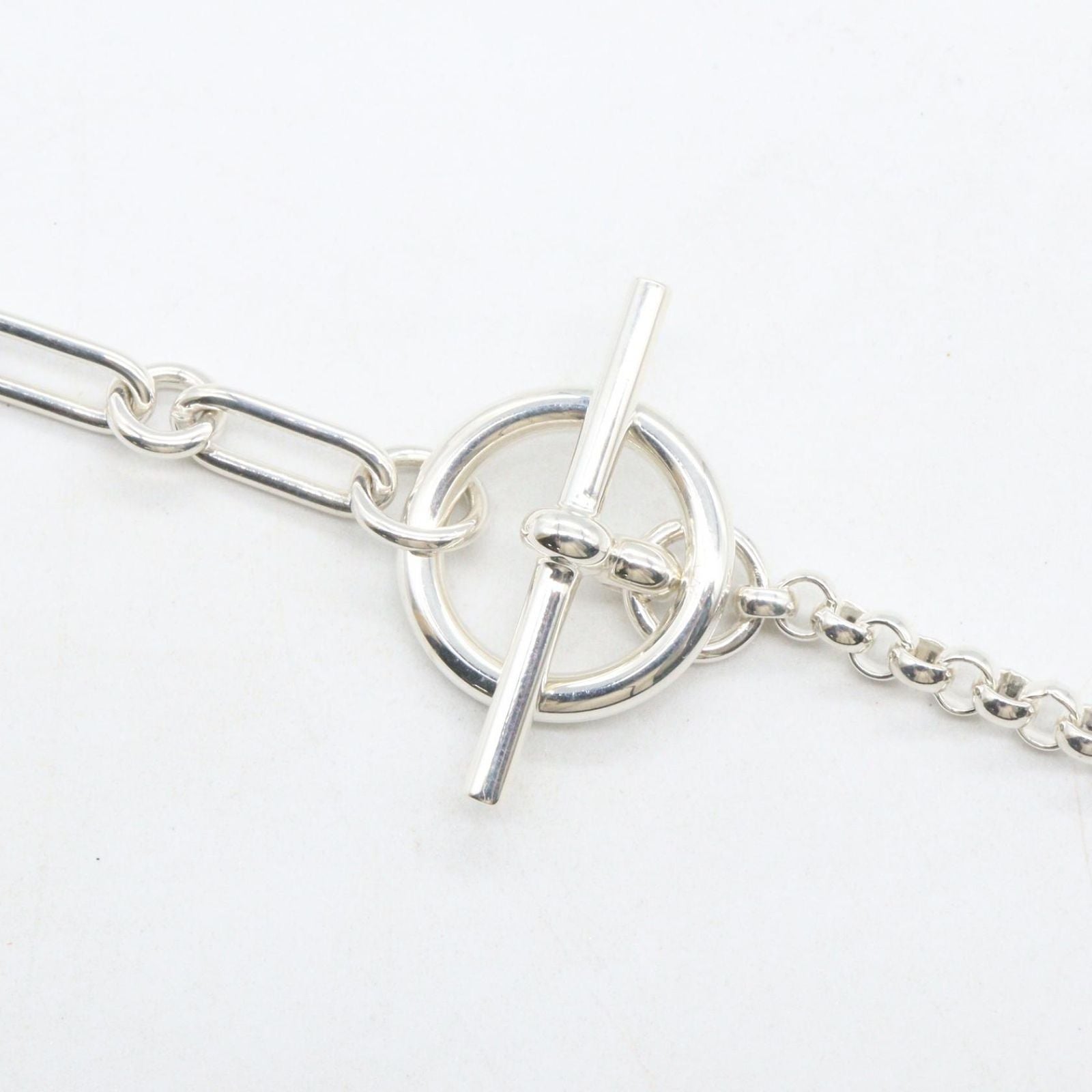 Hermes Necklace 41.5 925 Used A