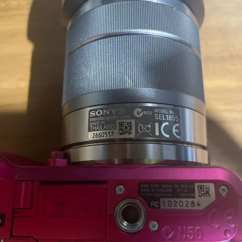 Sony Mirrorless Interchangeable Lips Nex-C3