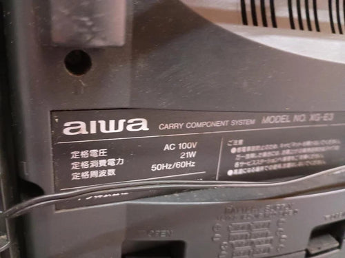 Aiwa Mini -Component Cd Xg-E3