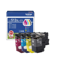 Brother Ink Cartridge/Refilled 4 Lc512Xl-4Pk