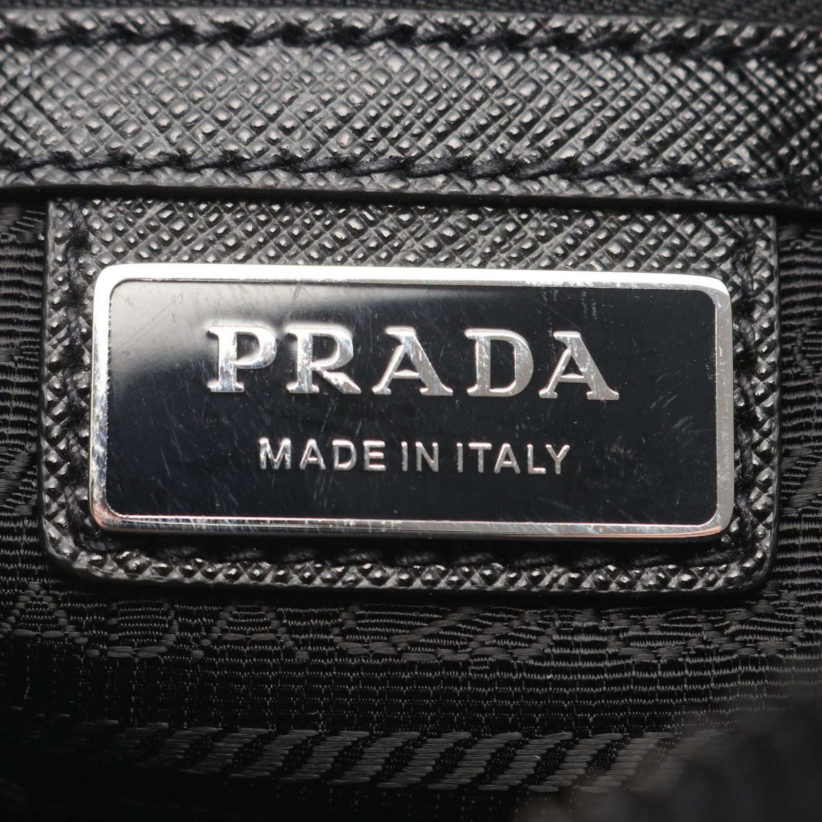 Prada Shoulder Bag Tessuto+Saffian