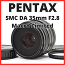 Pentax Lens (Single Focus) E28[7891]11 Smc Pentax-Da F2.8 Macro