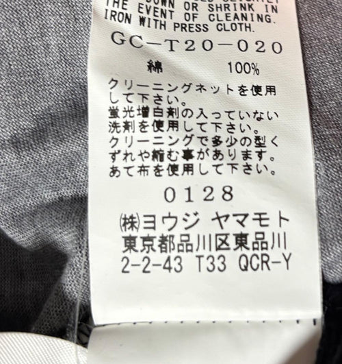 Yohji Yamamoto T-Shirts Ground Y One Piece