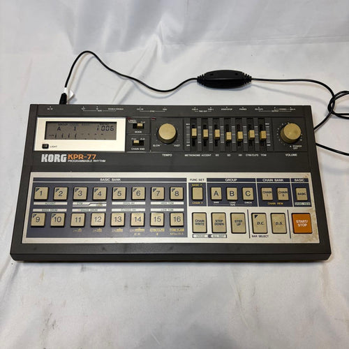 Korg Rhythm Machines Kpr-77 Programmable