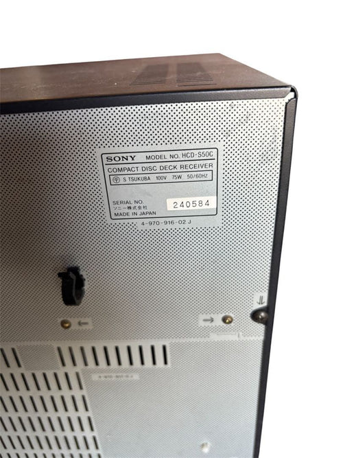Sony Mini Component Systems Mhc-550C