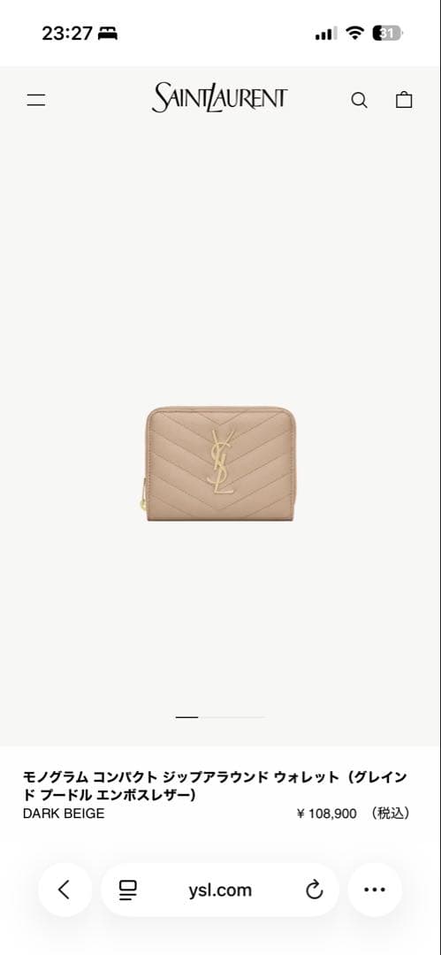 Saint Laurent Bifold Wallets