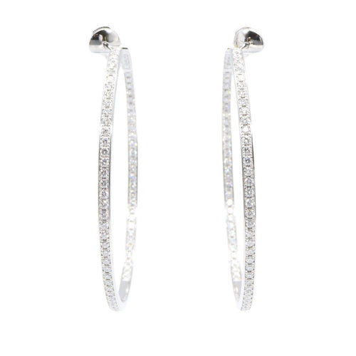 Cartier Earrings (For One Ear) K18Wg Used A