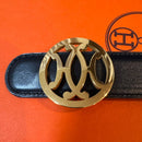 Hermes Belts H Brown Black 70